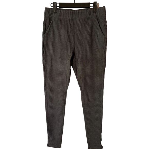 NWOT LUNYA Restore Thermal Waffle Knit high rise leggings Gray Size M - Picture 1 of 8